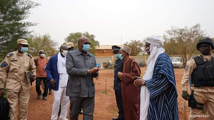 Président du Faso à Djibo, juin 2020