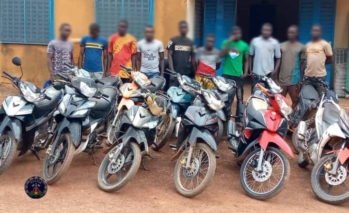 arrestation de délinquants à Boussé